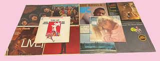 Collection 10 Vintage Vinyl Record Albums BEATLES, BARBARA STREISAND, TONY BENNETT