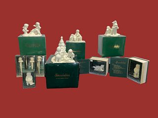 Collection 10 Vintage NIB Department 56 Snowbabies Christmas Figurines