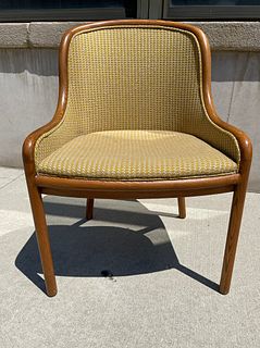 Mid Century BRICKEL ASSOCIATES Bentwood Upholstered Side Chair