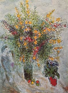 Marc Chagall - Fleurs dans la Lumiere