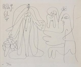 Pablo Picasso (After) - 22.9.61  from "Les Dejeuneres"