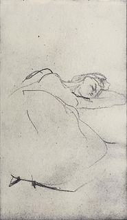 Henri Toulouse-Lautrec (After) - Reclining Woman II
