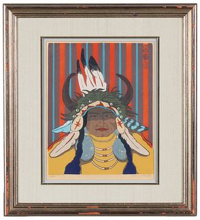 Kevin Redstar (Native American, B 1943)
