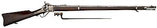 Model 1870 Springfield Altered Sharps Rifle With Bayonet 