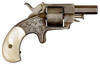 Engraved Hopkins & Allen Revolver 