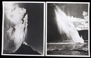 F.J. Haynes (1853-1921) Yellowstone Geyser Photos