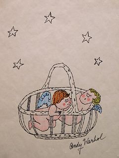 Andy Warhol, Attributed: Angels in a Basket