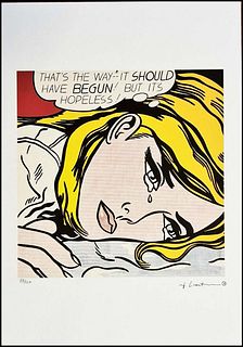 Hopeless, A ROY LICHTENSTEIN Limited Edition Lithograph Print