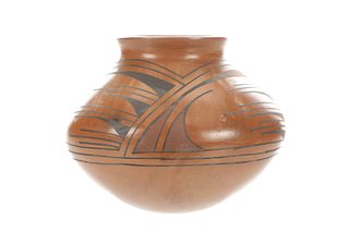 Hopi Acoma Polychrome Pottery Vessel c. 1950's