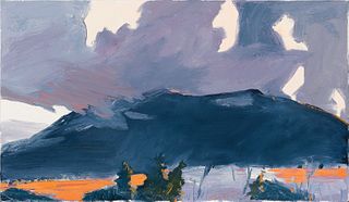 Eric Aho, Am. b. 1966, Clouds Over Mount Monadnack, 1995, Oil on canvas, unframed