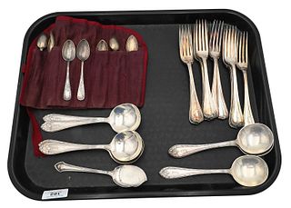 Group of Sterling and Silver Plate