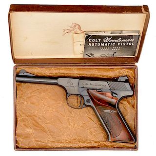 *Colt Woodsman Semi Automatic Pistol in Original Box 