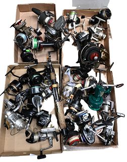 Approximately 34 Spincast Fishing Reels
