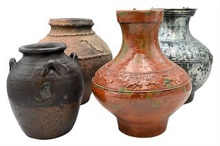 Group of Four Jars