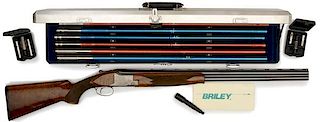 *Browning Exhibition Over Under Shotgun With Briley Ultralite Tubes 