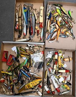 Four Box Lots of Various Fishing Lures