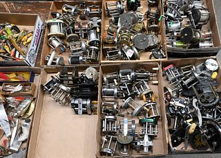 Large Group of Approximately 68 Fishing Reels