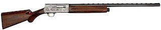*Browning One of Five Thousand Model A5 Shotgun, Engraved by M. DiFranco 