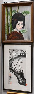 Seven Piece Framed Chinese Lot