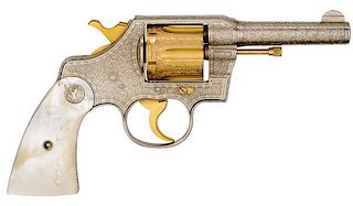 **Custom Engraved Colt Army Special Revolver 