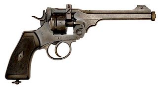**Webley & Scott Mark VI .22 Conversion Target DA Revolver 