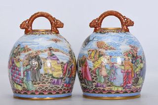 A Pair of Porcelain Bells