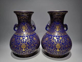 A Pair of Porcelain Vases