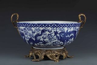 A Blue & White Porcelain Bowl