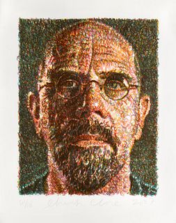 Chuck Close - Self Portrait (Lincoln Center)