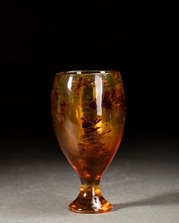 An Amber Wine Cup