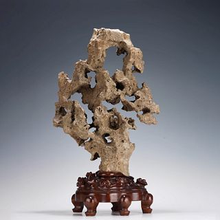 Taihu stone ornament, Qing Dynasty