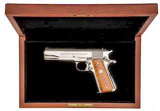 *Colt 1911 Silver Star Semi Automatic Pistol 