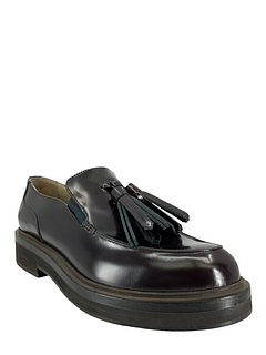 Brunello Cucinelli Leather Tassel Detail Loafers Size 8