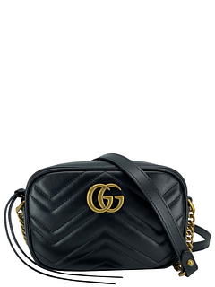 Gucci GG Marmont Mini Matelassé Crossbody Bag NEW