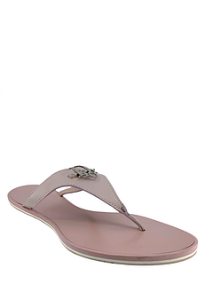 Christian Dior Leather Logo Thong Sandals Size 10