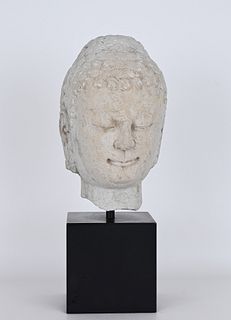 Northern Qi Dynasty 6th Century Buddha Head