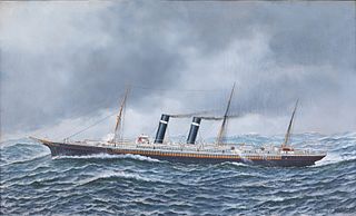 Antonio Jacobsen (1850 - 1921) "SS New York"