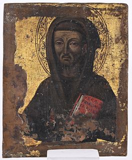 Early Miniature True Portrait of St. Francis