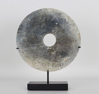 Large Ancient Chinese Jade Bi Disc