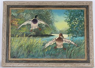 Peter Darro (1917 - 1997) "Ducks Landing"