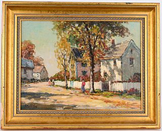 Frances H. McKay (1911 - 2001) "A Maine Village"