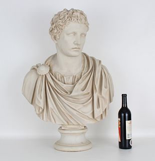 Life-Sized Composite Bust of Classical Figure