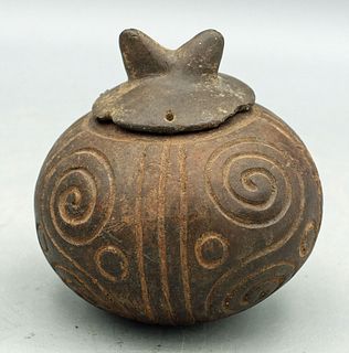 Cocle Snuff Jar - Panama, ca. 700 - 900 AD