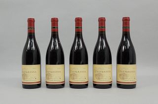 Five 2013 Testarossa Tondre Grapefield Pinot Noir.