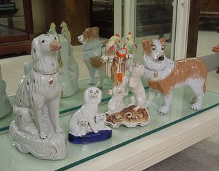 (4) Staffordshire Dog Figures.