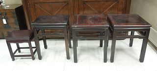 (4) Oriental Small Tables.