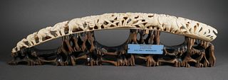 GENERAL WESTMORELAND Ivory Carving