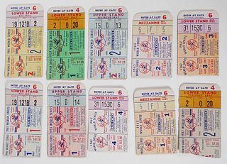 1950s-60s World Series Yankees Tickets
