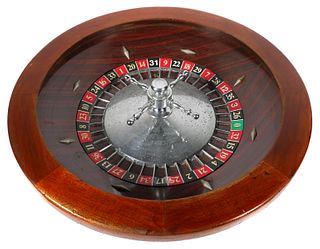 Vintage 1950s Casino Roulette Wheel