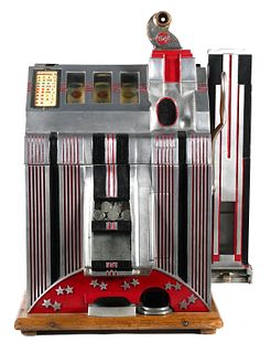 Mills SKYSCRAPER Slot Machine w Side Vendor